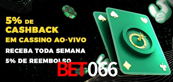 Promoções do cassino ao Vivo bet066